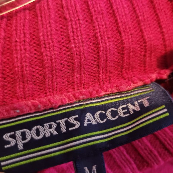 Vintage Sweat Suit Sweat Pants and Sweatshirt Pullover Bright Pink Quilted W Med - Picture 7 of 14